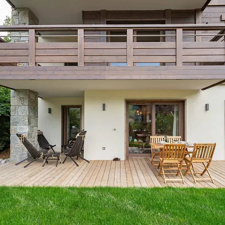 Apartment A Rochebrune Avec Jardin Pour 6 Personnes - Acces Piscine, Salle De Sport, Sauna - Fr-1-569-24 Megève